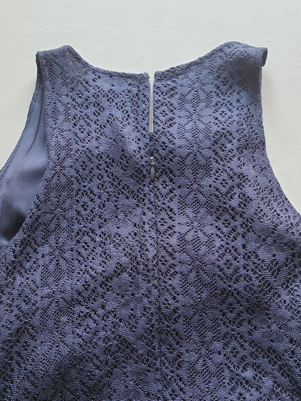 Abercrombie & Fitch Navy Lace Sleeveless Dress - Picture 4 of 4